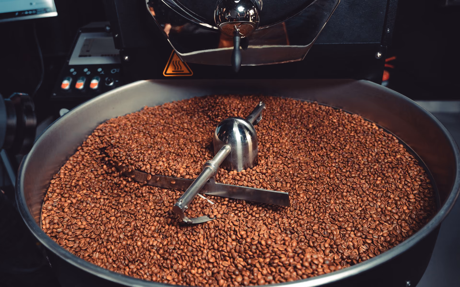 Grinding step of the coffee process
